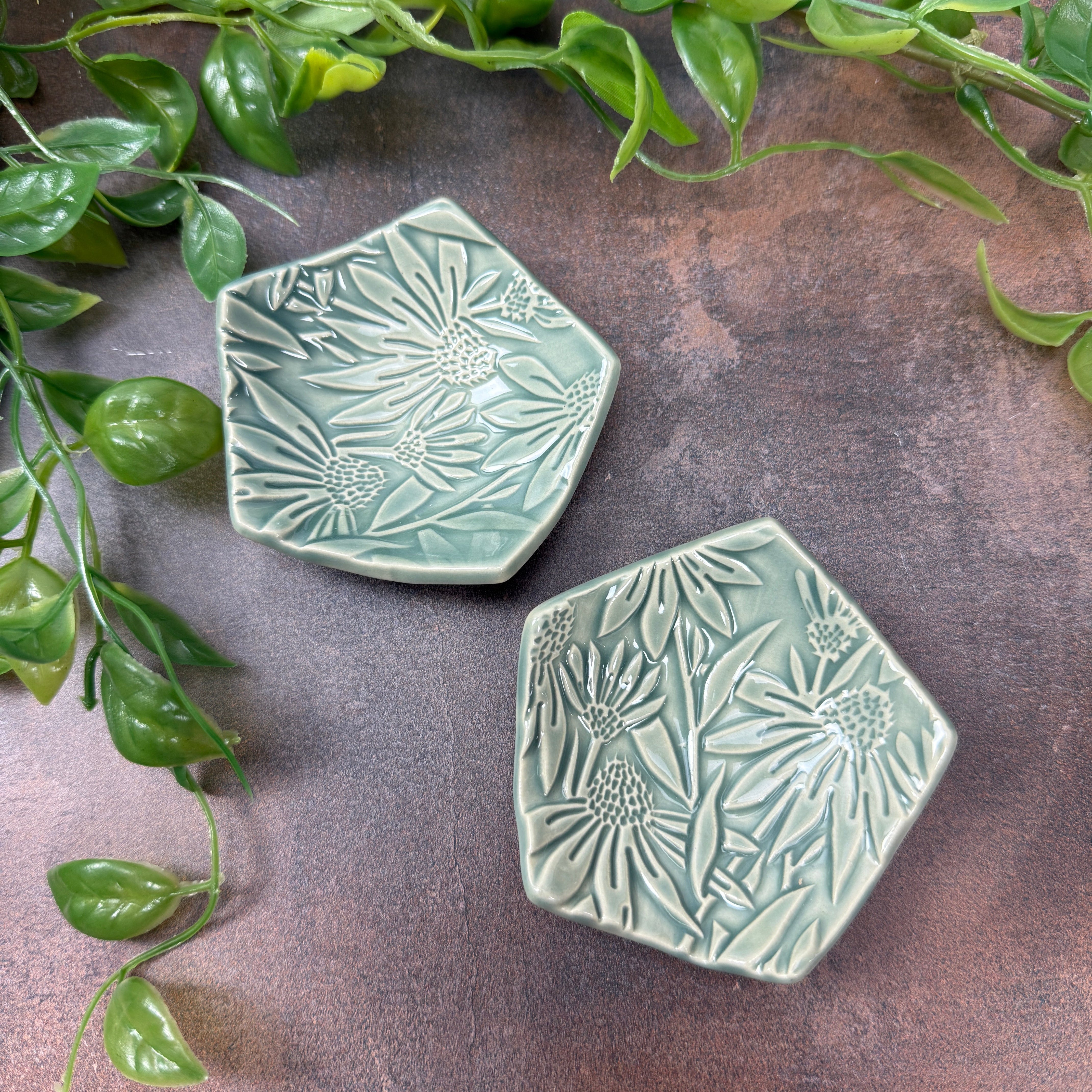 Coneflower Pentagon Trivet