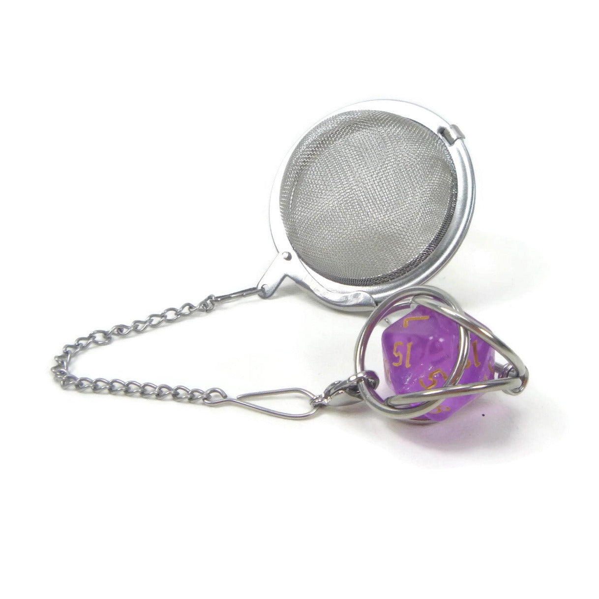 *Random d20 Chainmail Tea Infuser (Choose your Color!)