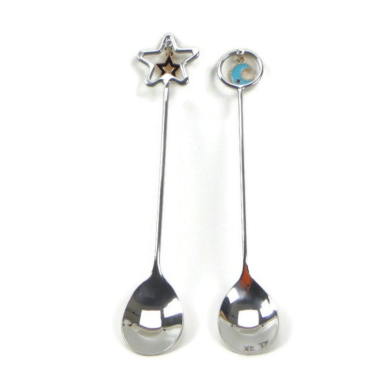Star and Moon Dangle Spoons
