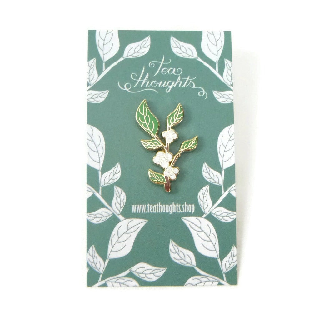 Camellia Sinensis Enamel Pin