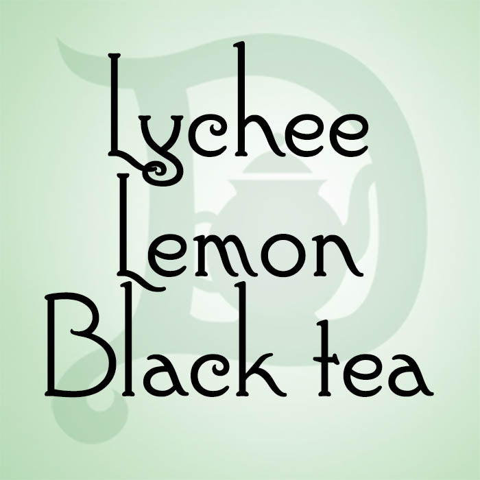Lychee Lemon and Black Tea
