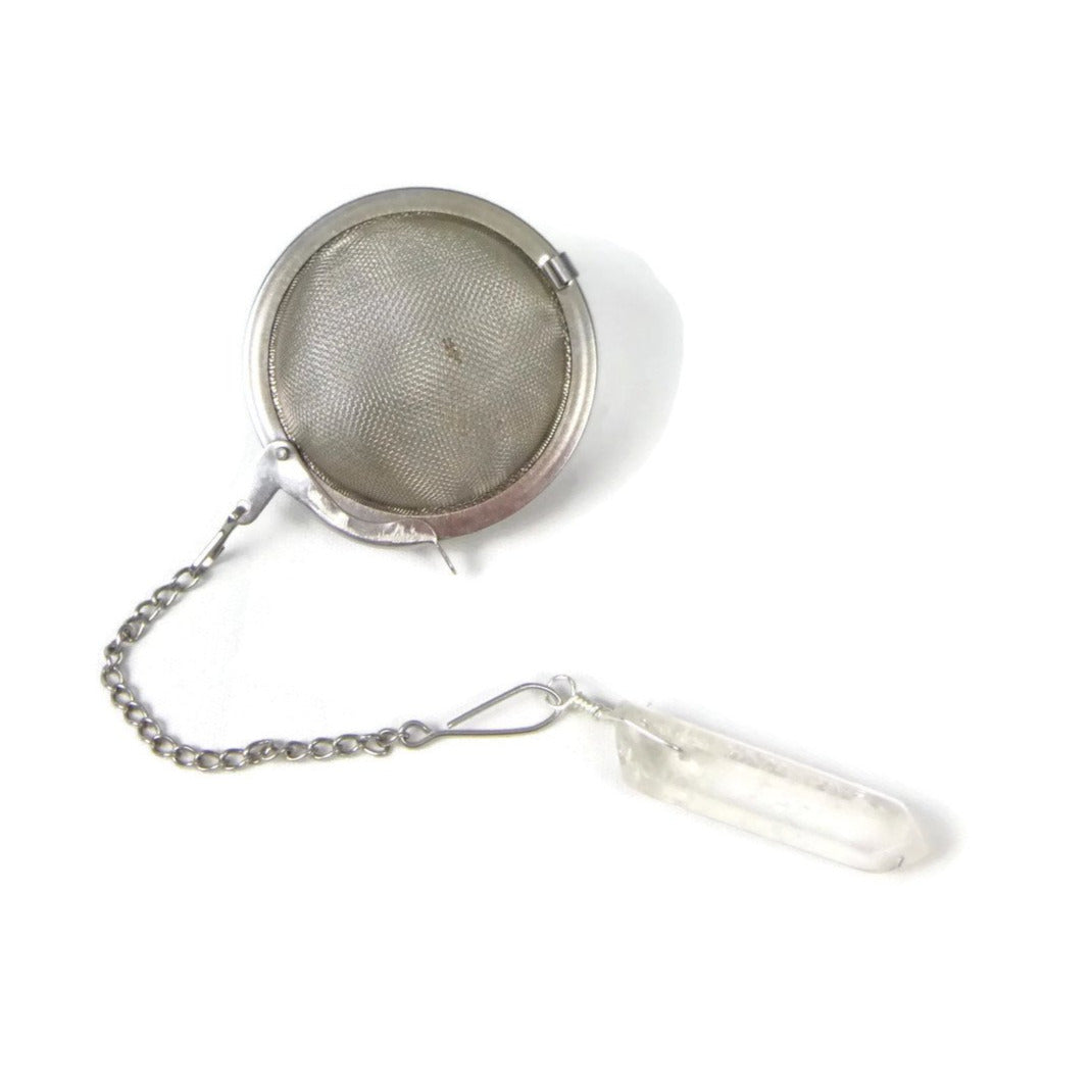 Tea Infuser with Clear Crystal Point