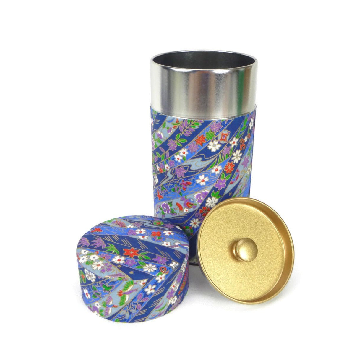 Festive Ribbon Washi Paper Canister - 7oz