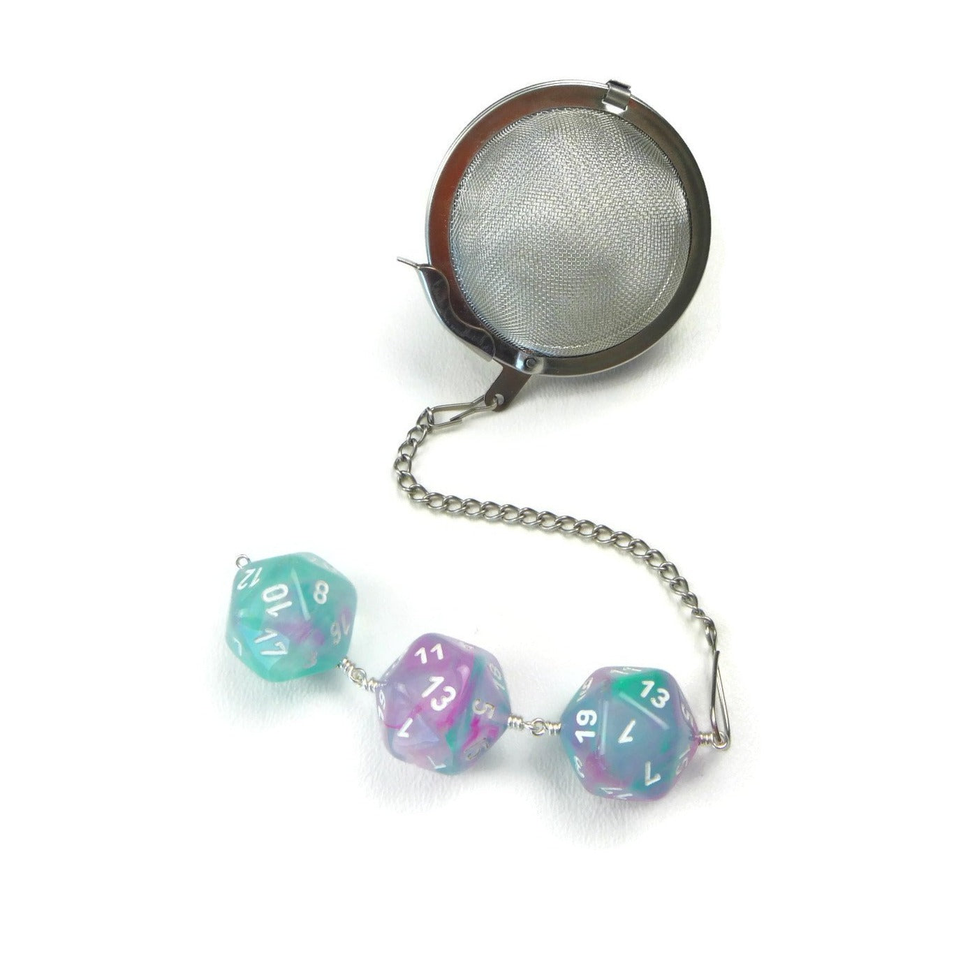 Tea Infuser with Wisteria Dice Trio