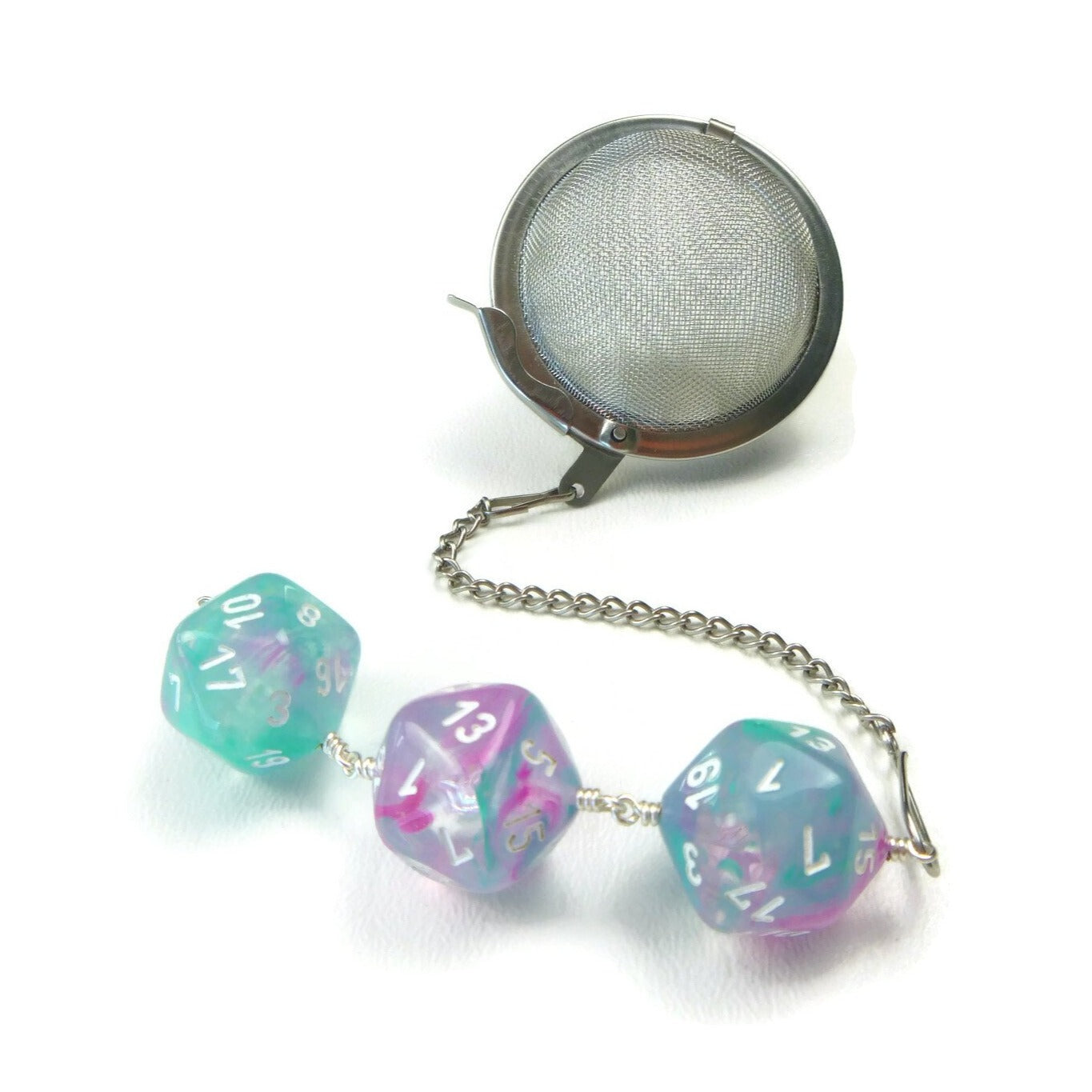 Tea Infuser with Wisteria Dice Trio