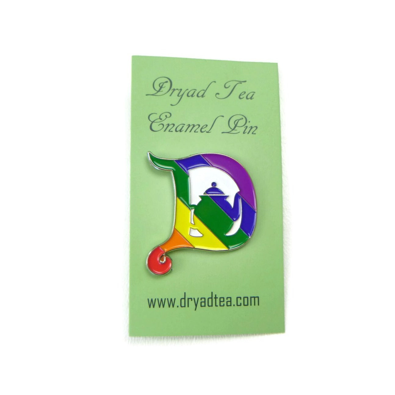 Dryad Tea Enamel Pin - Pride Edition