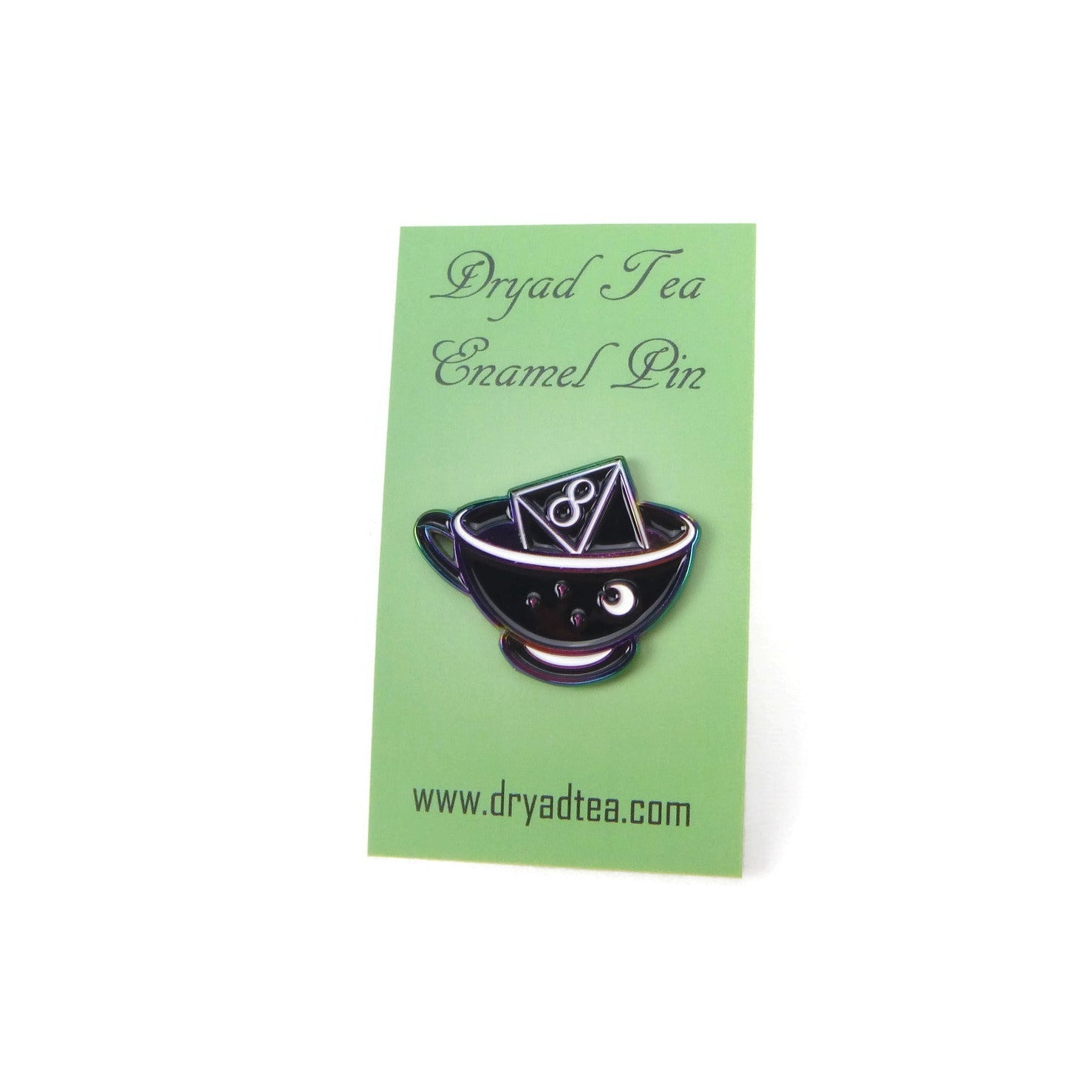 D8 and Teacup Enamel Pins
