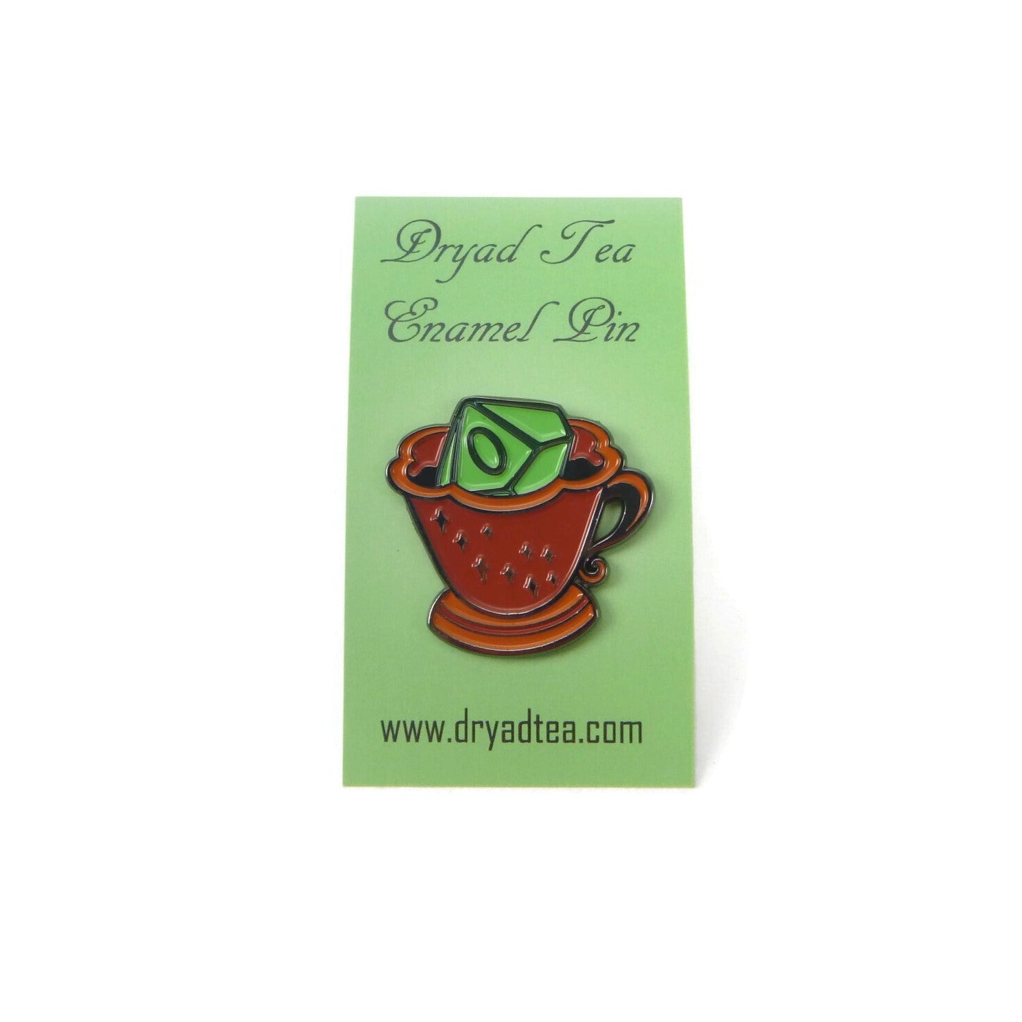 D10 and Teacup Enamel Pins