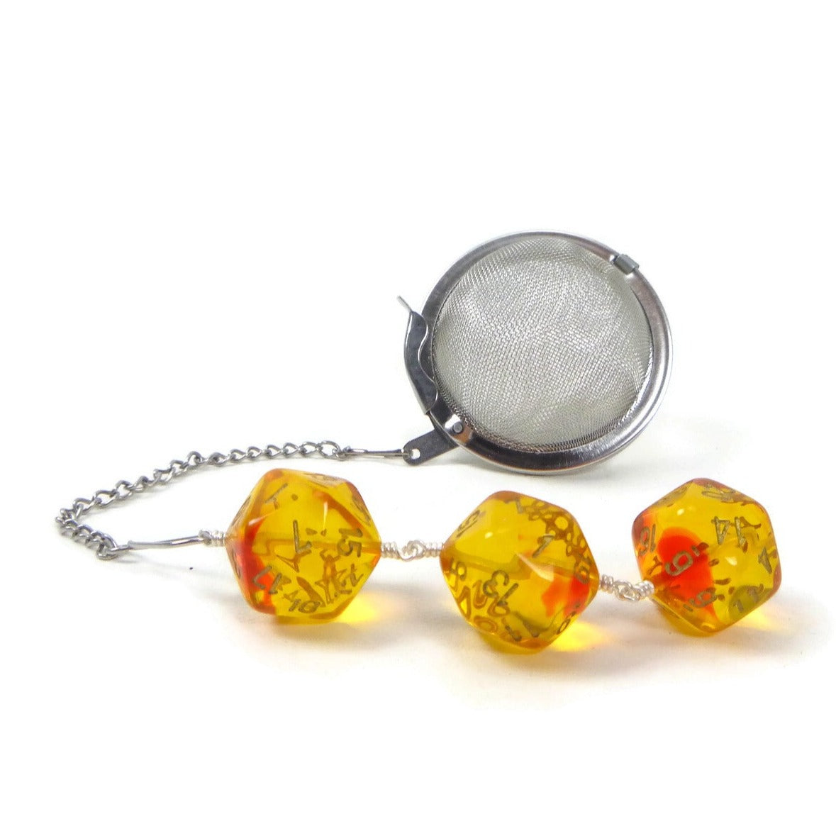 Gemini Red-Yellow D20 dice infuser