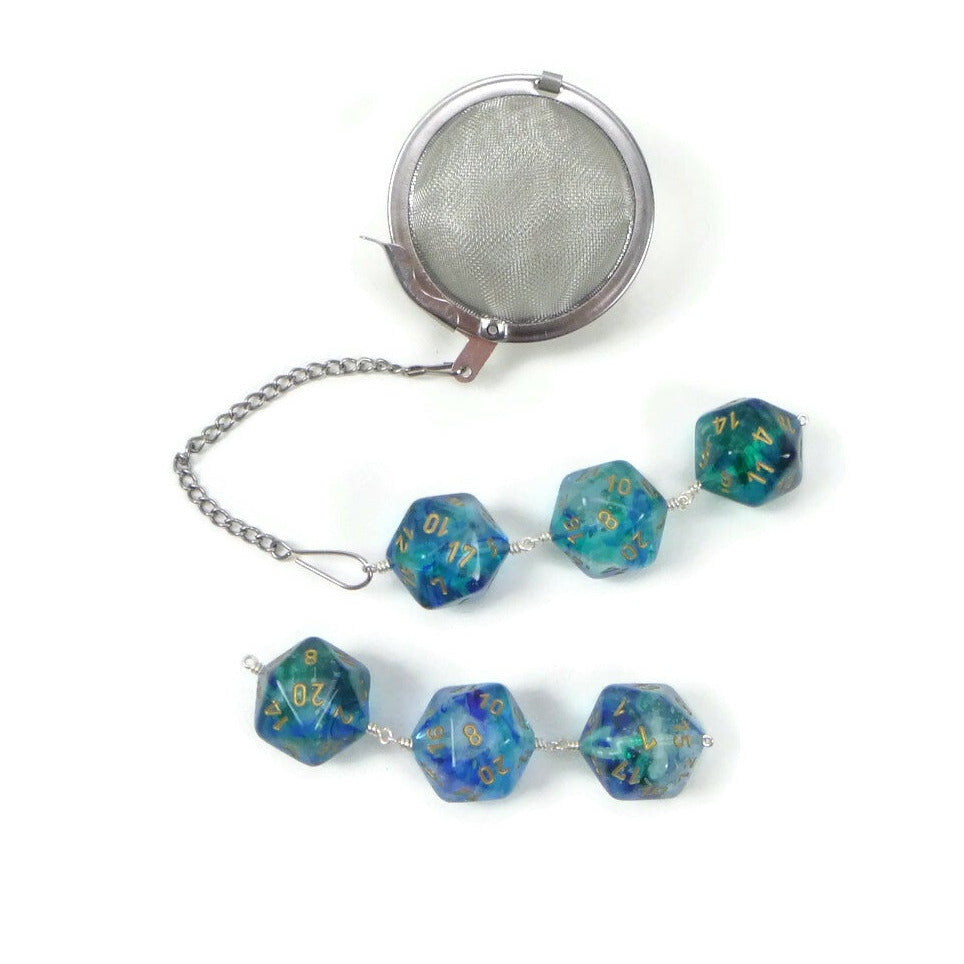 Nebula Oceanic D20 dice infuser