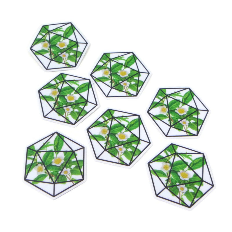 D20 Camelia Sinensis Sticker - small (two styles)