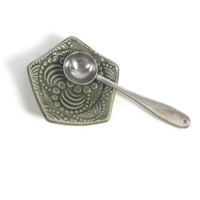 Storm Grey Curls Pentagon Trivet