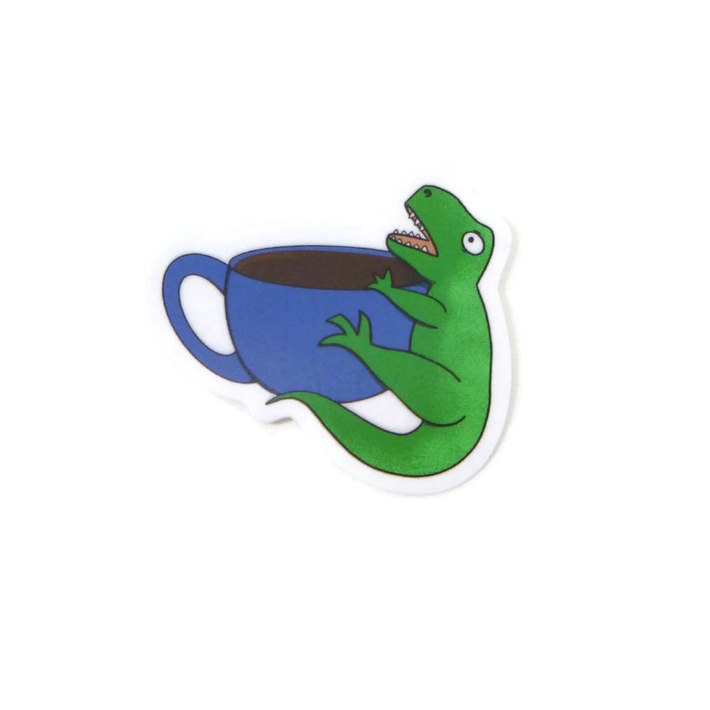 Tea Rex Sticker