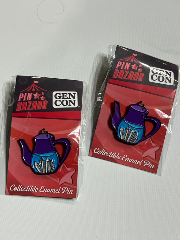 Crystal Teapot Pin - Gen Con 2023 Pin Bazaar Pin