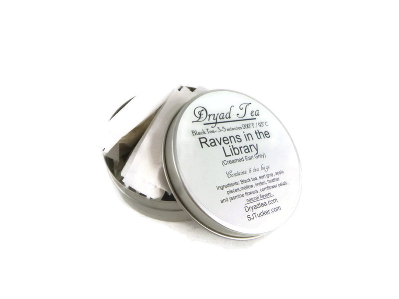 Ravens in the Library Travel Tin & refills