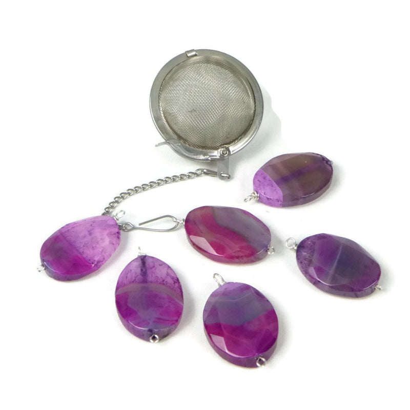*Tea Infuser with Random Charm (Choose your Color!)
