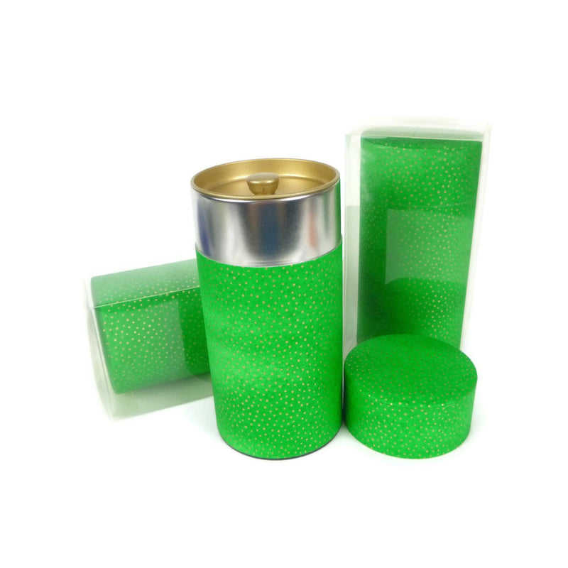 Green Washi Paper Canister - 7oz