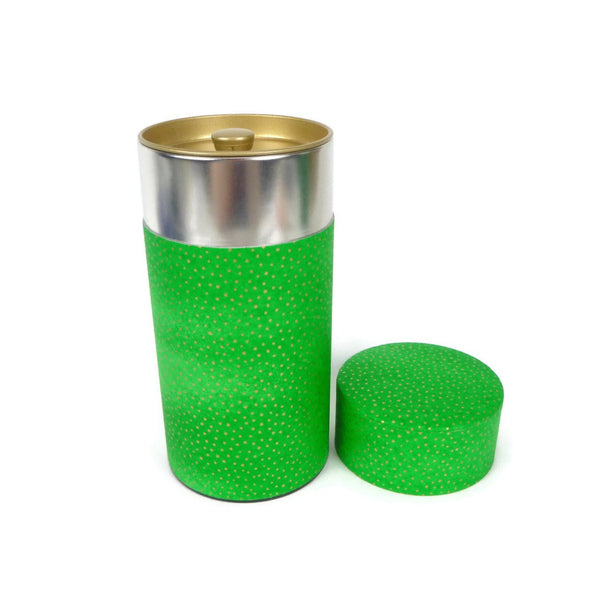 Green Washi Paper Canister - 7oz
