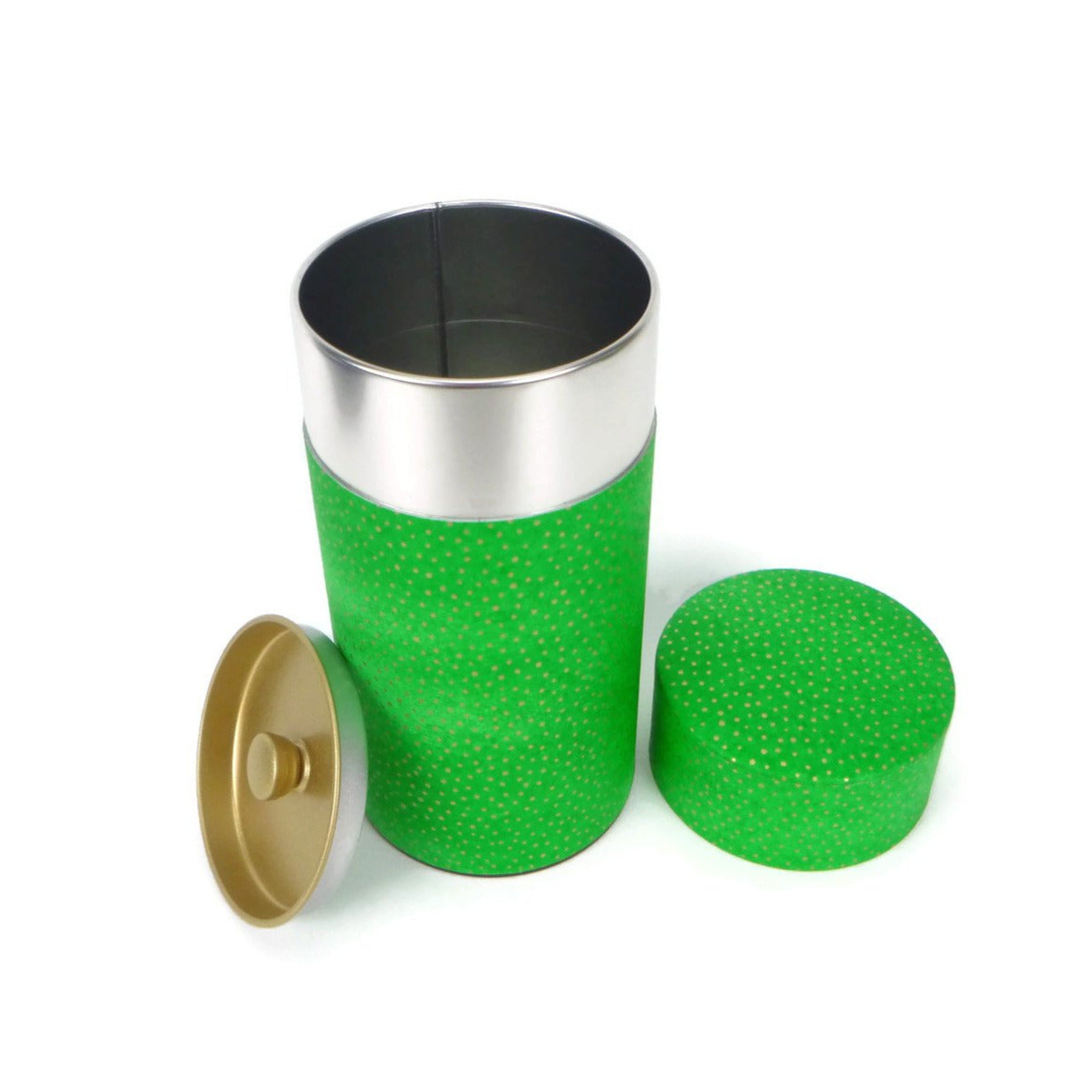 Green Washi Paper Canister - 7oz