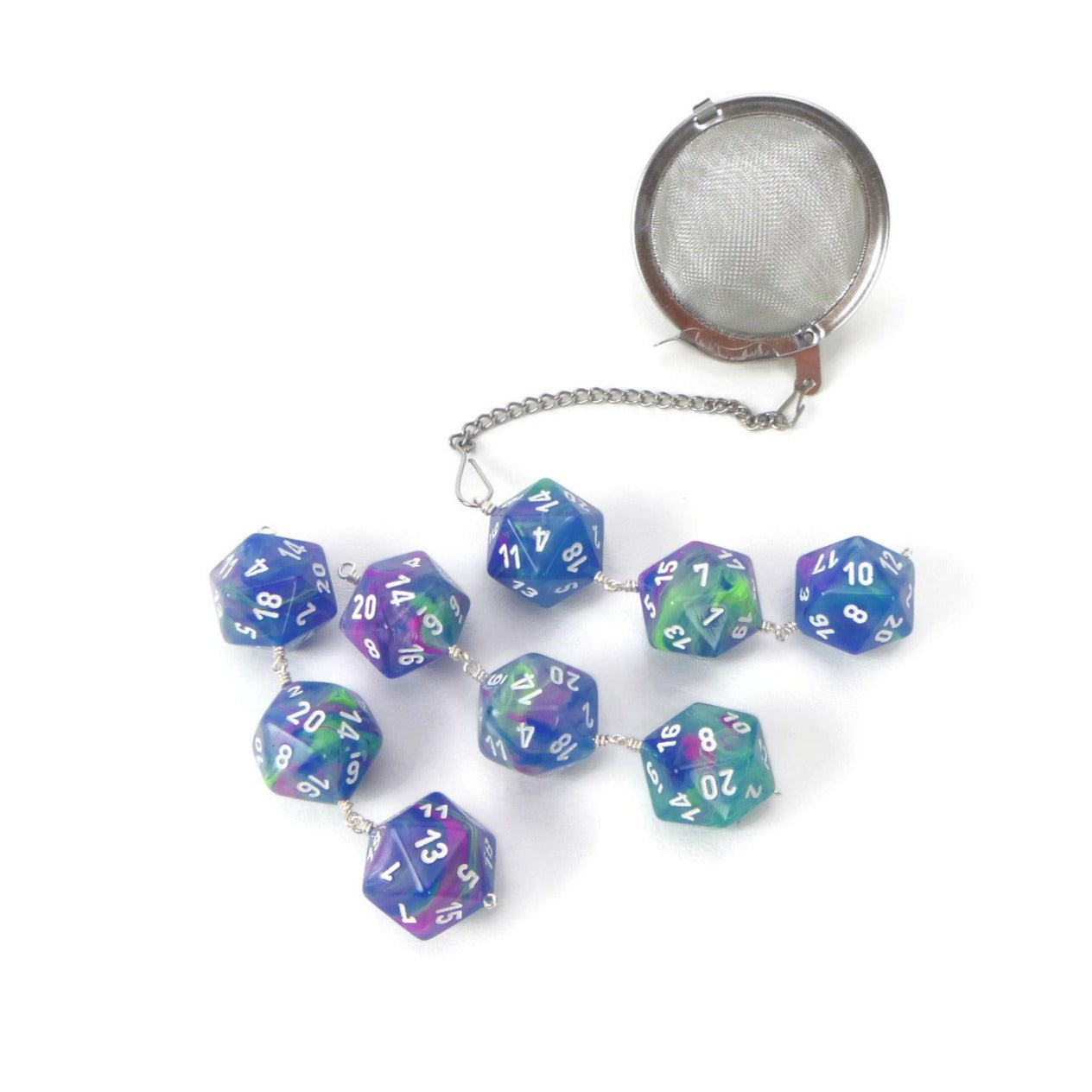 Tea Infuser with Waterlily Dice Trio