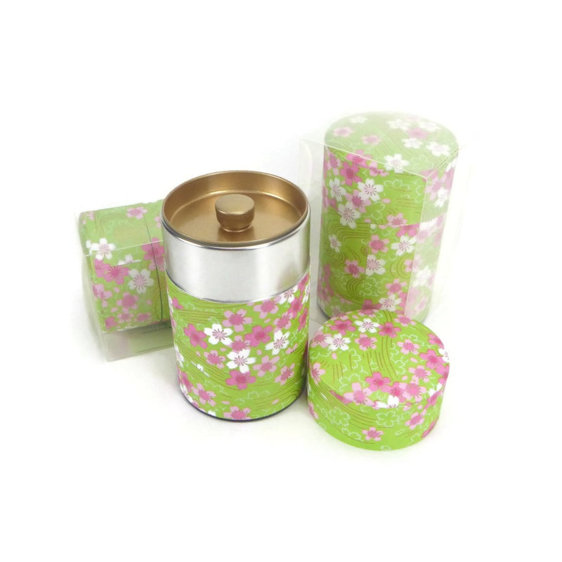 Pink and Green Floral Canister - 3.5oz