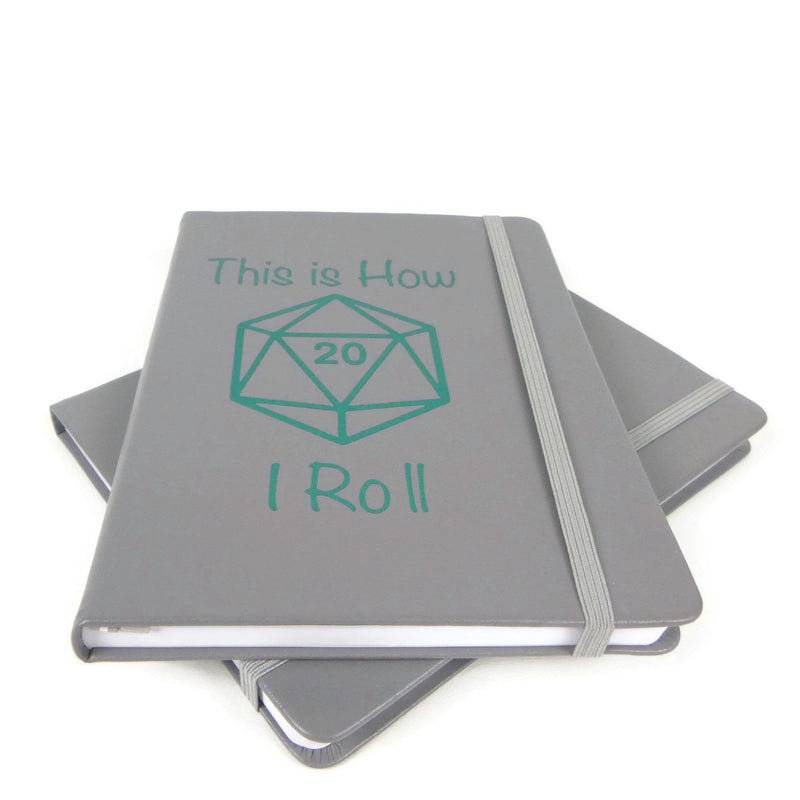 This is How I Roll Notebook - Grey