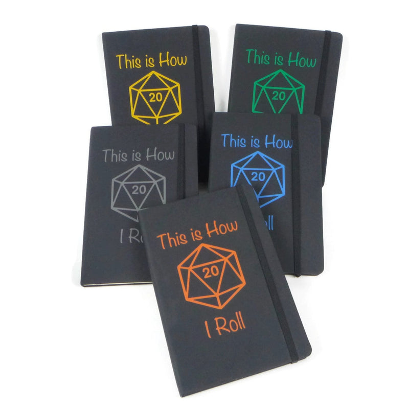 This is How I Roll Notebook - Black
