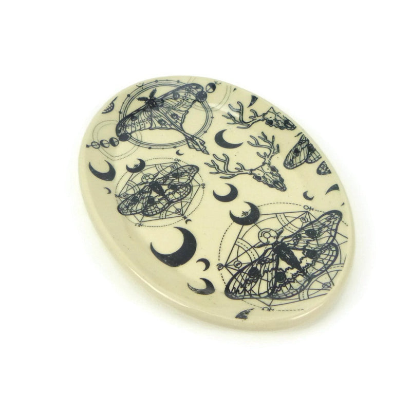 Moth Moon 6x4 Patterned Plate